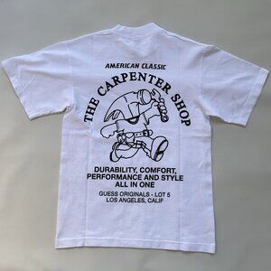 Guess Men’s Originals Lot 5 The Carpenter Tee White Short Sleeves T-Shirt Size M